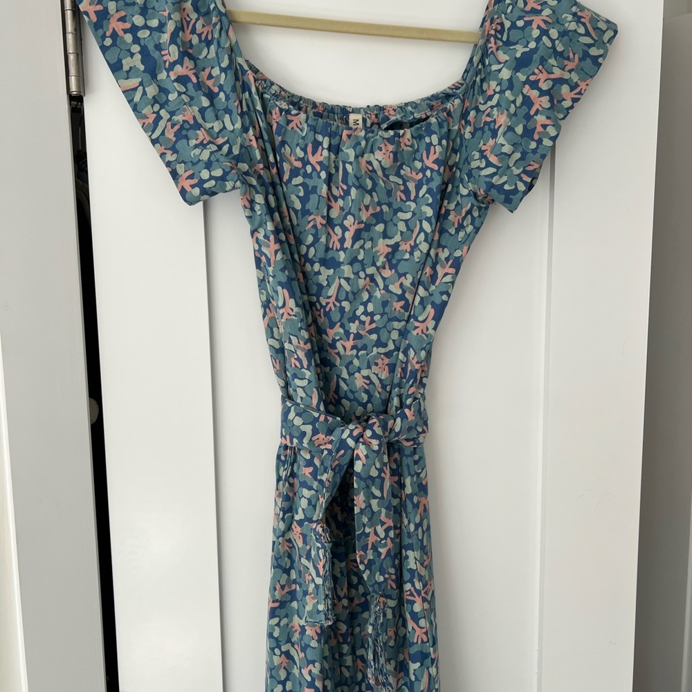 Blue and pink cotton sundress from Mirth.